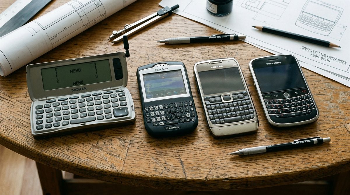 Telefon sa tastaturom za obe ruke